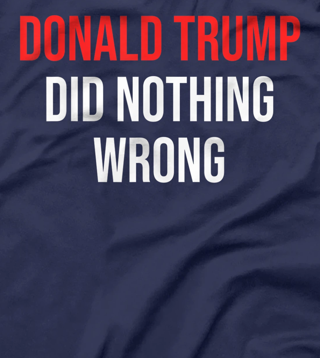 Donald Trump Did Nothing Wrong For Trump Supporters T-Shirt