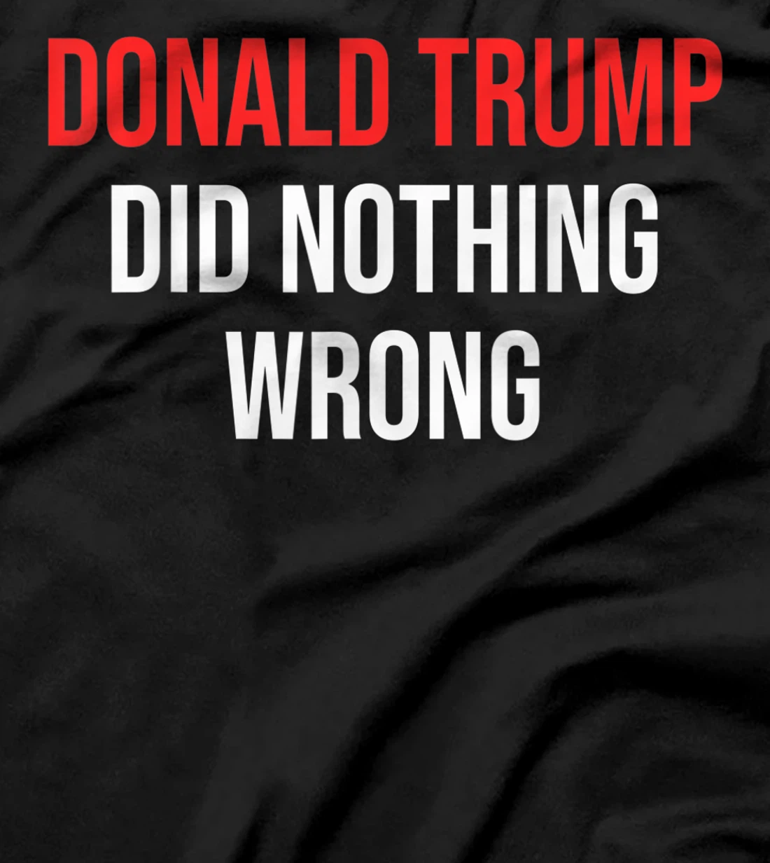 Donald Trump Did Nothing Wrong For Trump Supporters T-Shirt
