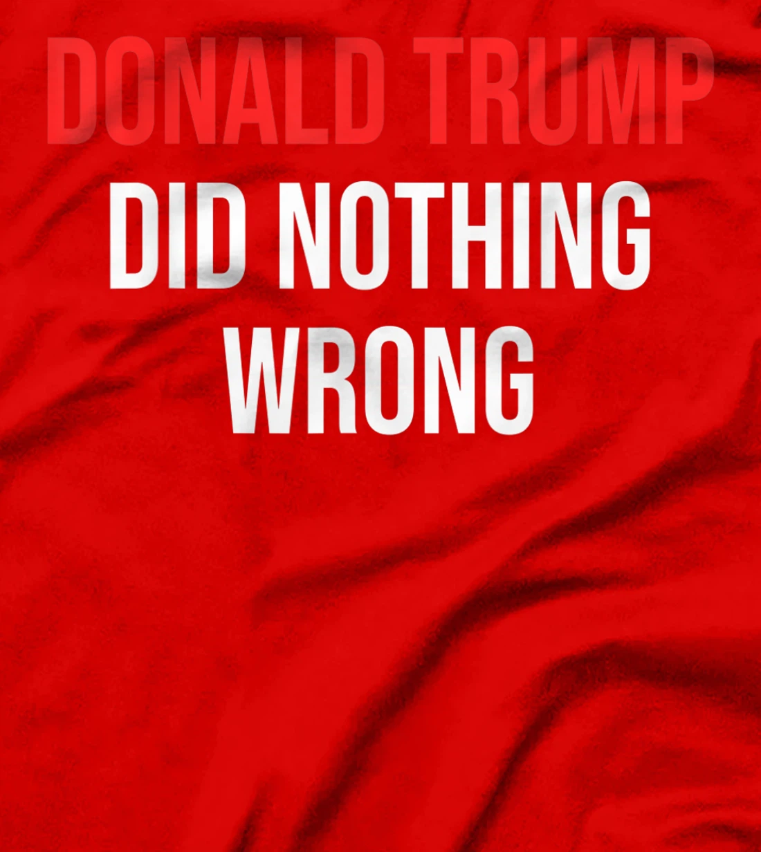 Donald Trump Did Nothing Wrong For Trump Supporters T-Shirt