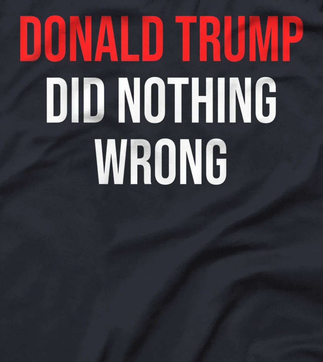 Donald Trump Did Nothing Wrong For Trump Supporters T-Shirt