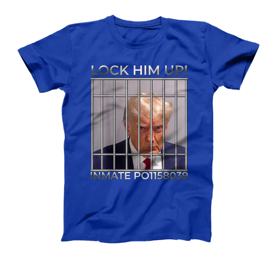 Funny Trump Mugshot Lock Him Up T-Shirt