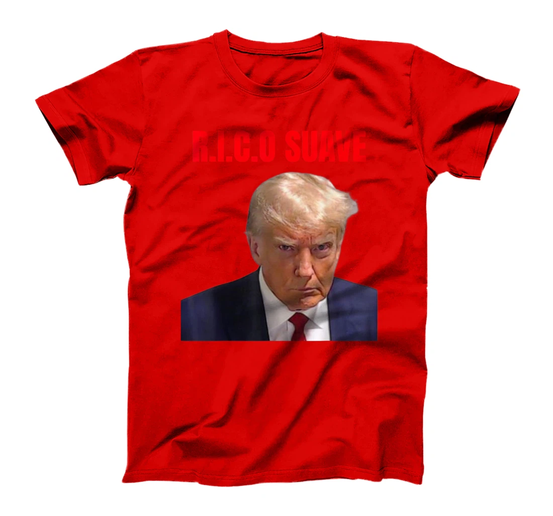 Trump mug shoot R,I,C.O Suave T-Shirt