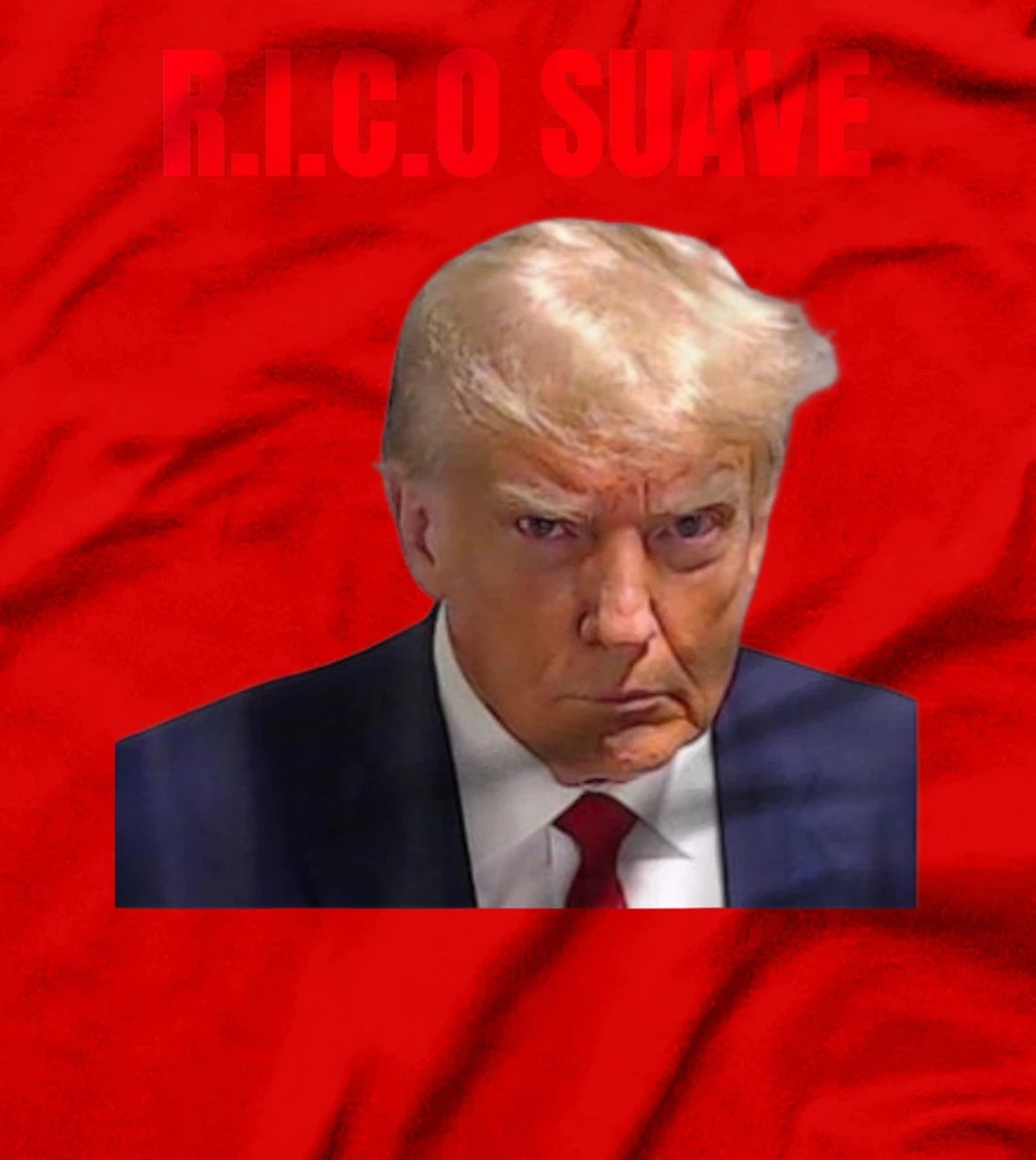 Trump mug shoot R,I,C.O Suave T-Shirt