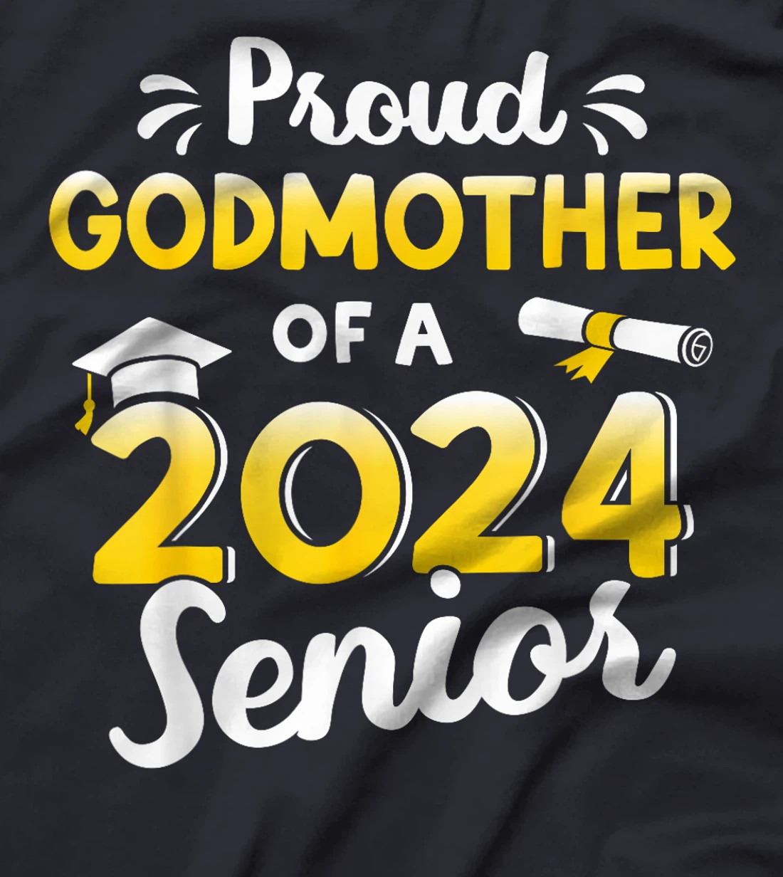 Proud godmother of graduation class of 2024 senior graduate T-Shirt