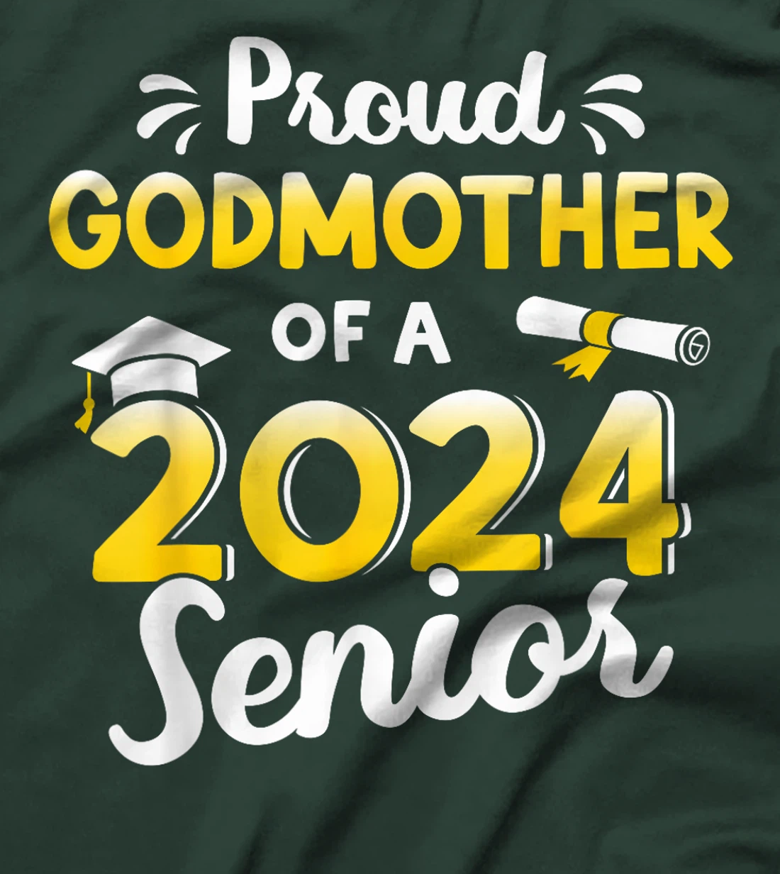Proud godmother of graduation class of 2024 senior graduate T-Shirt