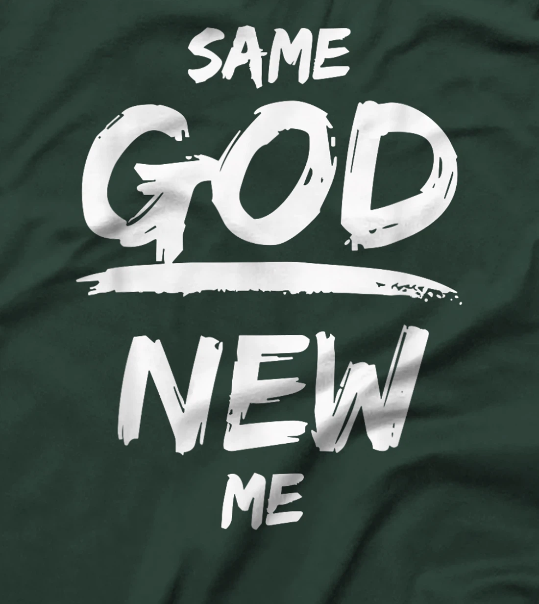 Same God New Me For Men Women Funny Jesus Christian T-Shirt