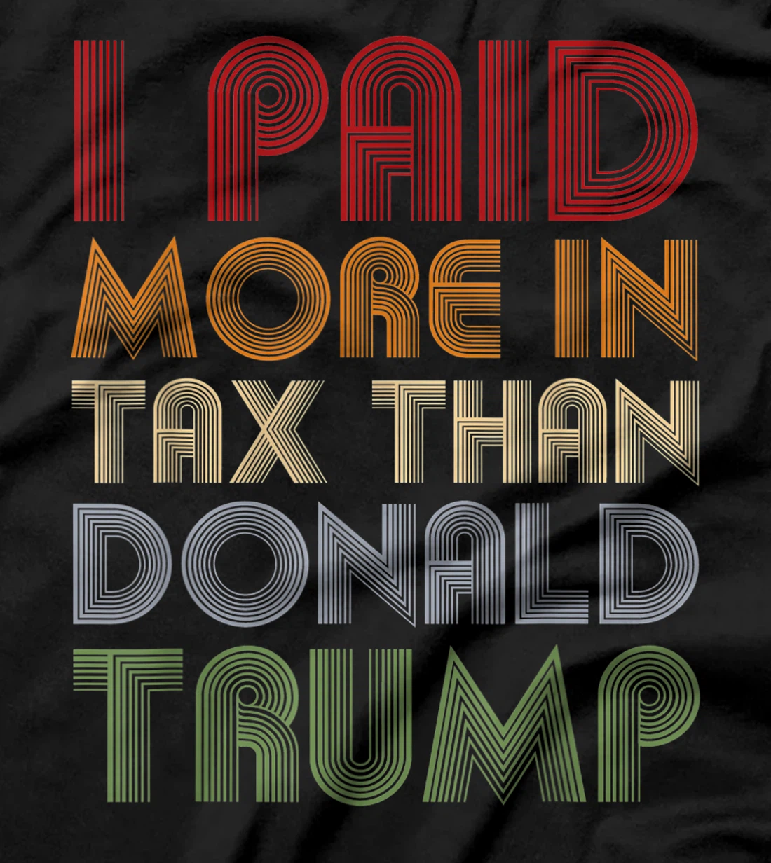 I Paid More In Tax Than Donald Trump Funny Pro Biden T-Shirt