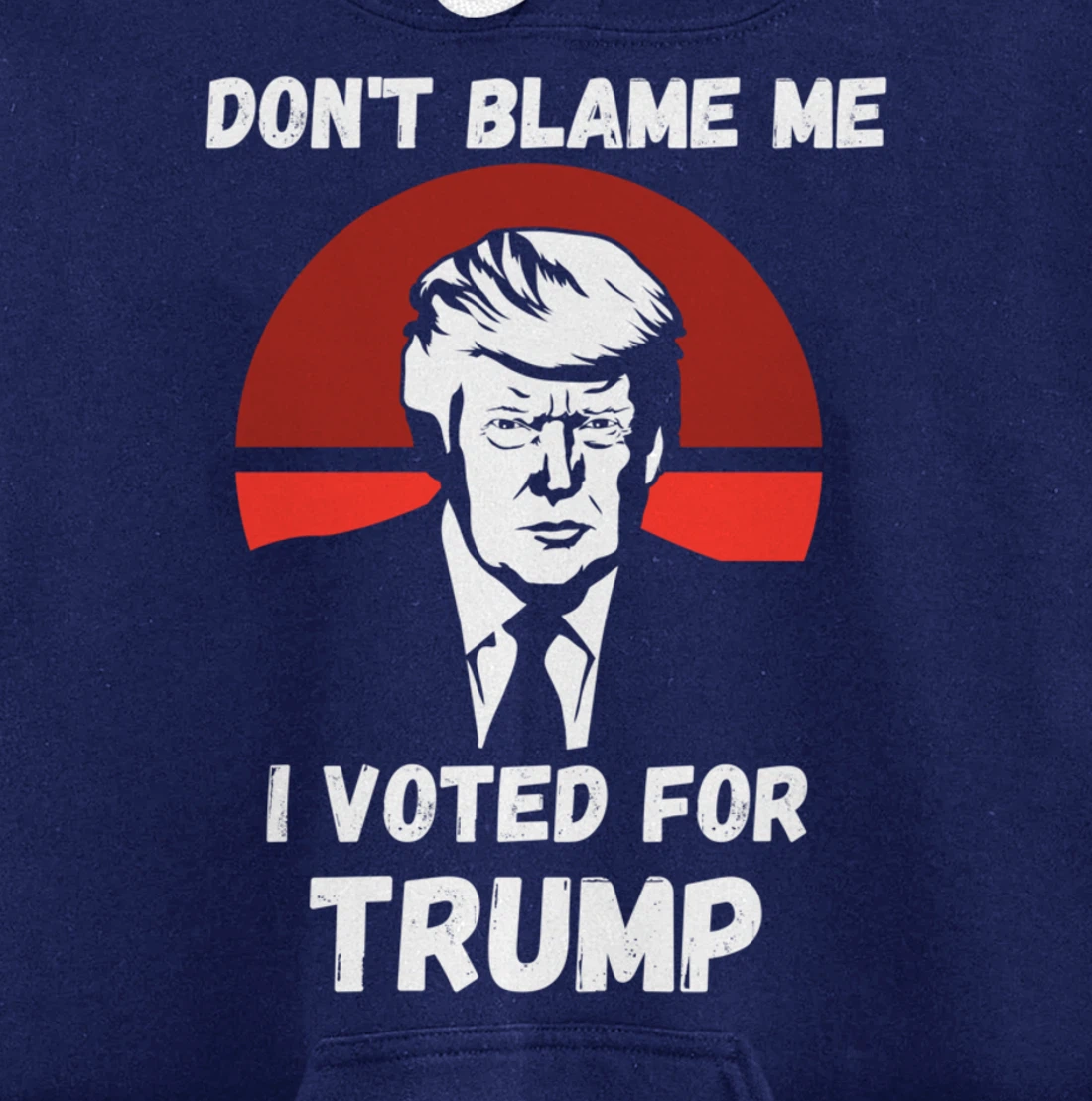 Don’t Blame Me I Voted Trump, Patriotic Pro Donald Trump Pullover Hoodie