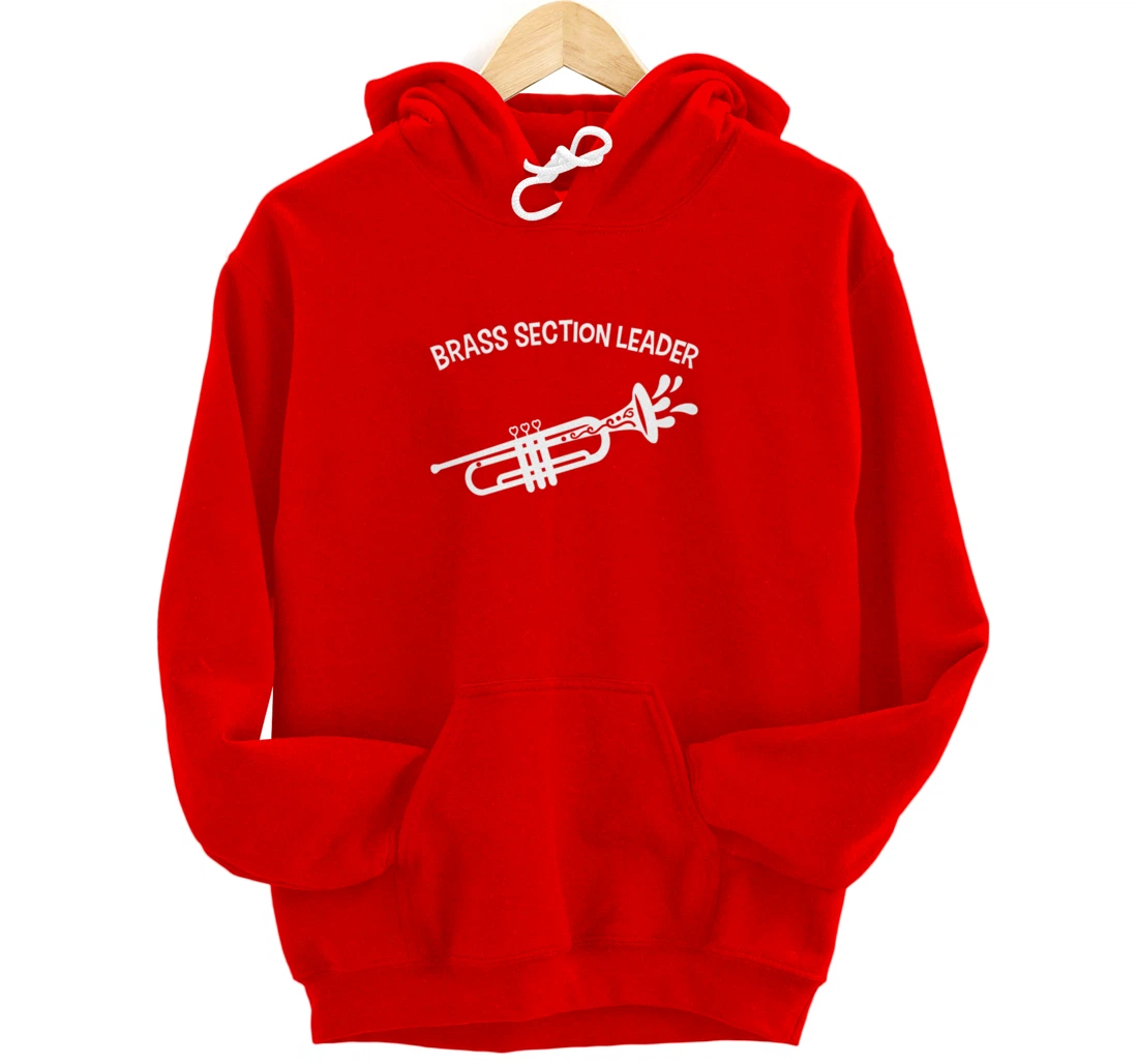 Section Leader Trumpet Music Lead Conductor Pullover Hoodie