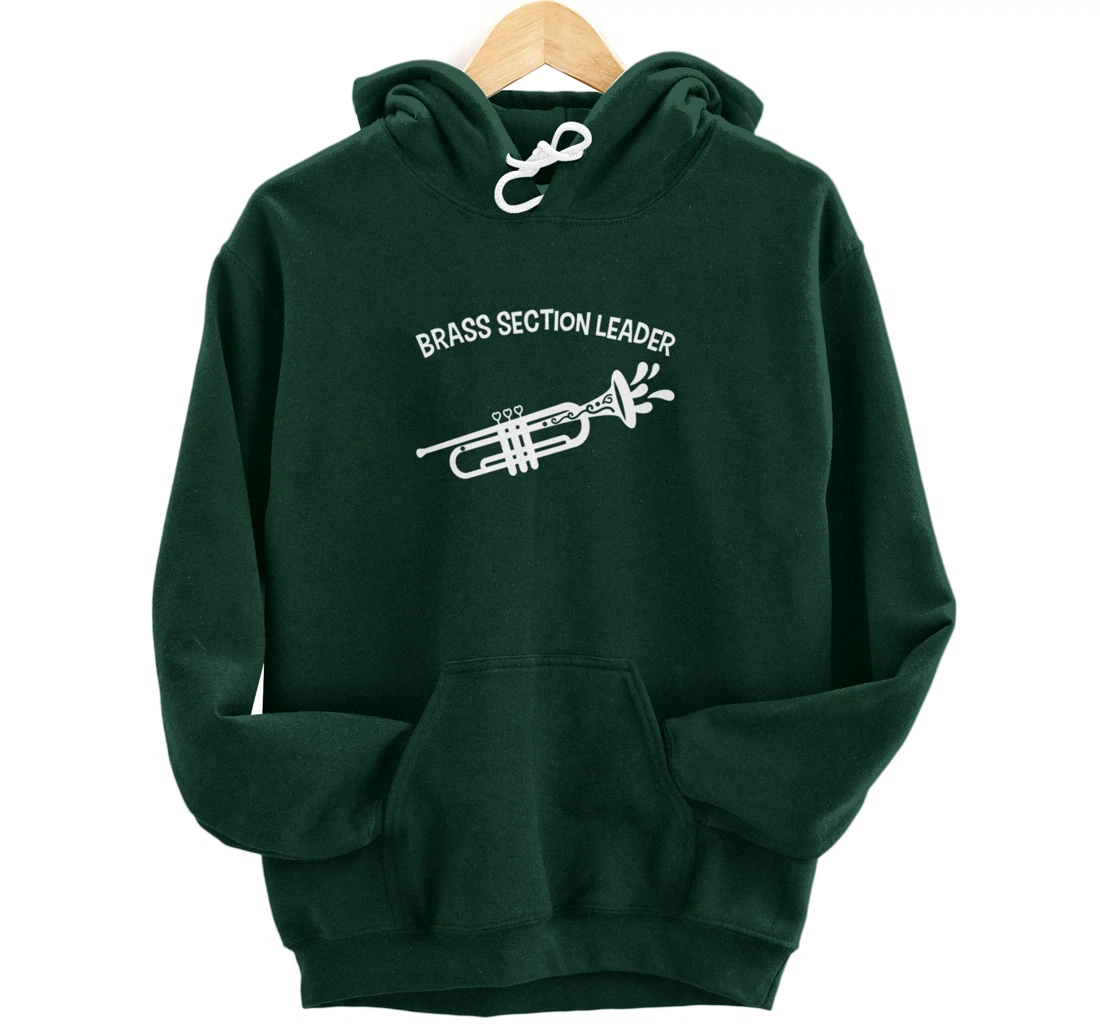 Section Leader Trumpet Music Lead Conductor Pullover Hoodie