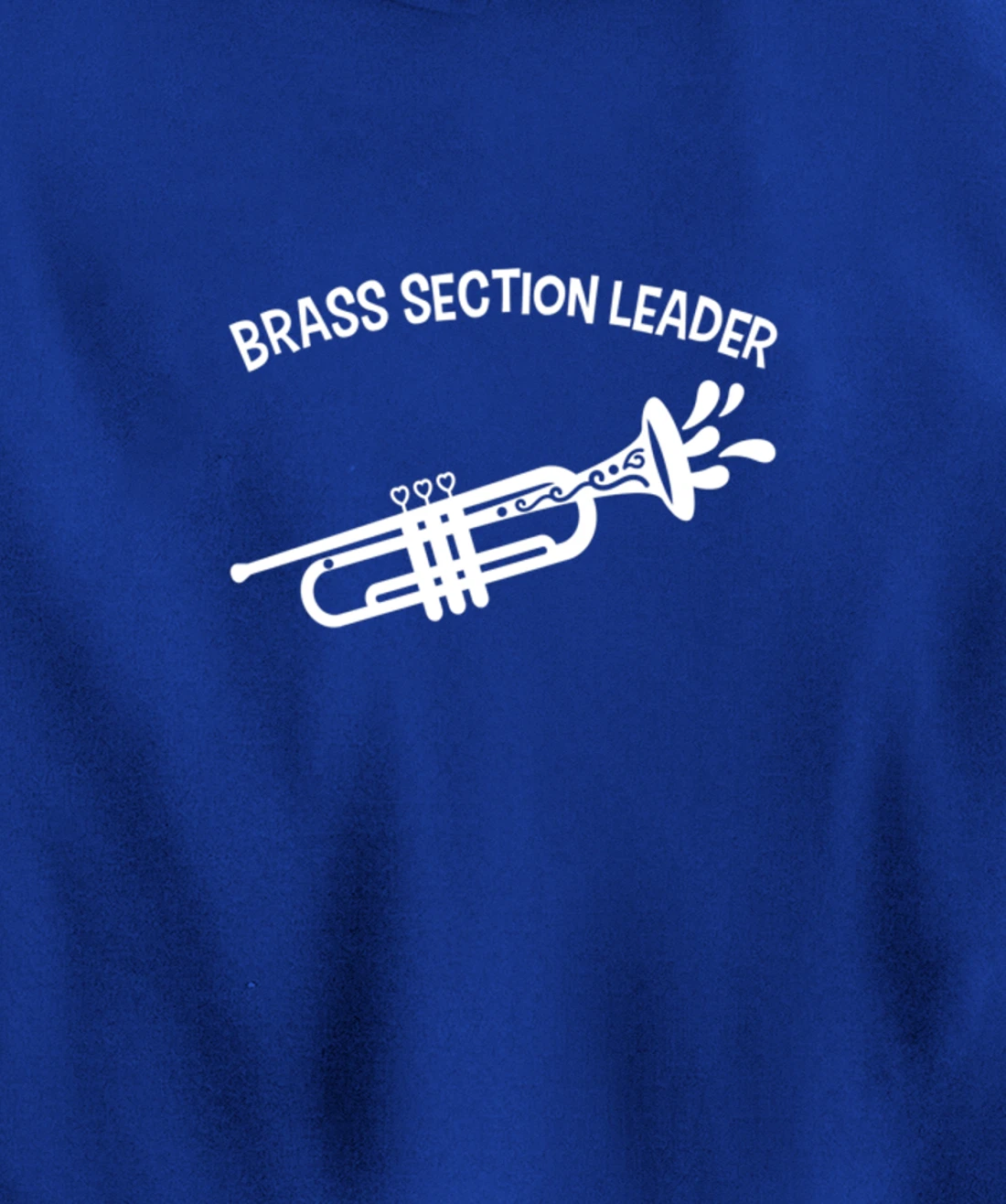 Section Leader Trumpet Music Lead Conductor Pullover Hoodie