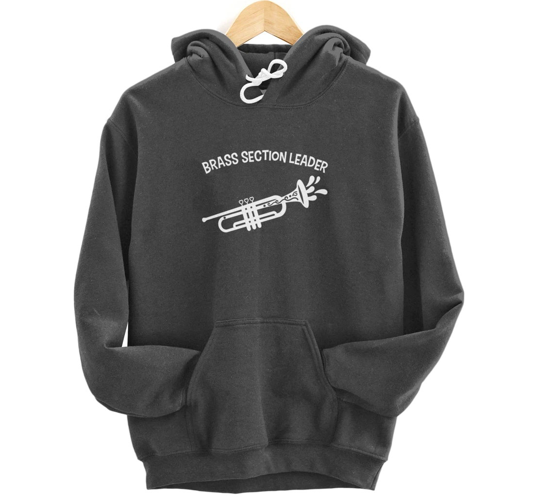 Section Leader Trumpet Music Lead Conductor Pullover Hoodie
