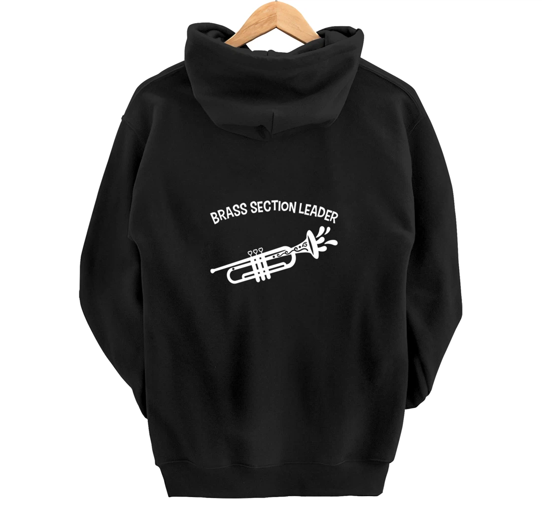 Section Leader Trumpet Music Lead Conductor Pullover Hoodie