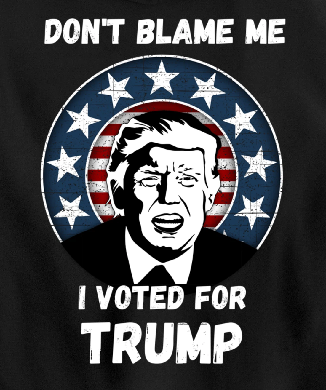 Don’t Blame Me I Voted Trump, Patriotic Pro Donald Trump Pullover Hoodie