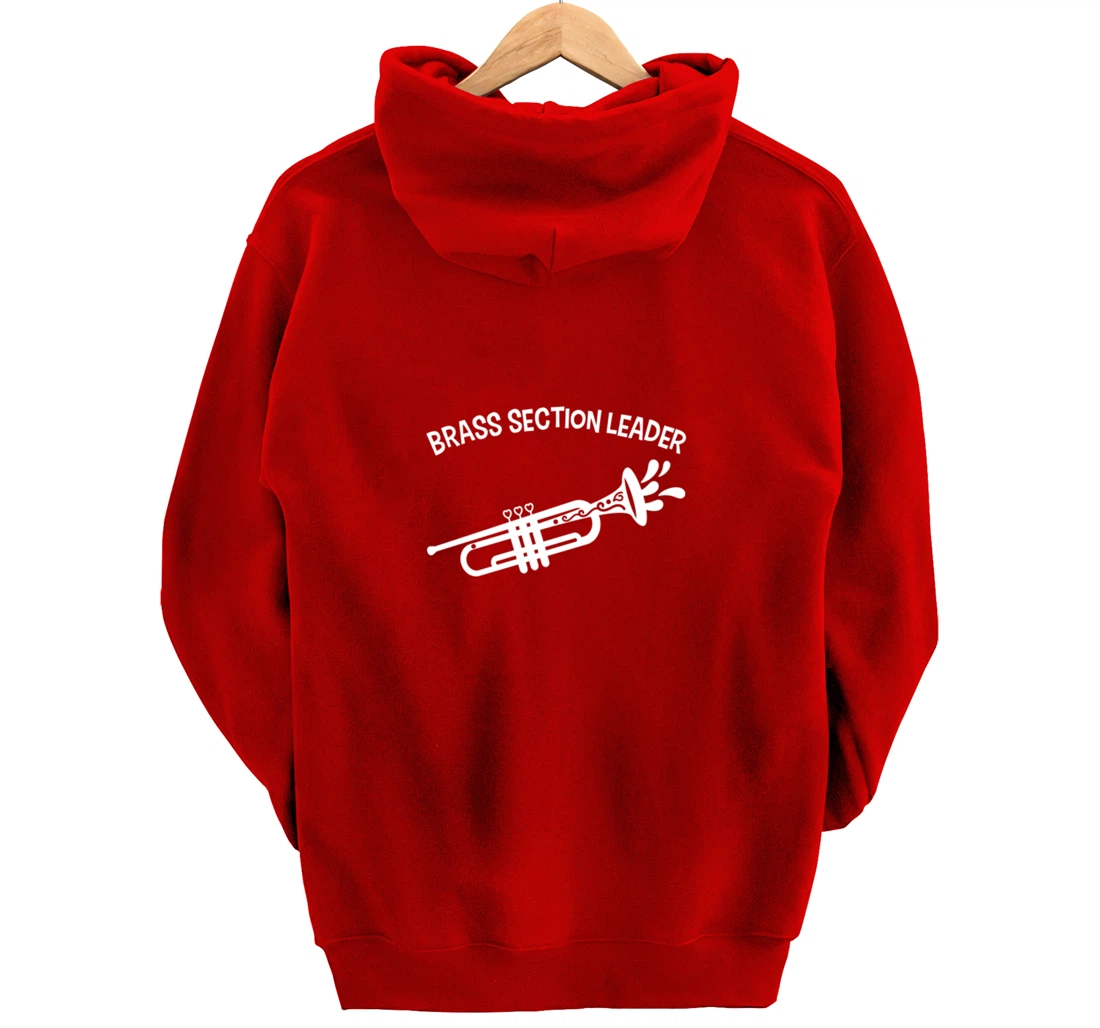 Section Leader Trumpet Music Lead Conductor Pullover Hoodie