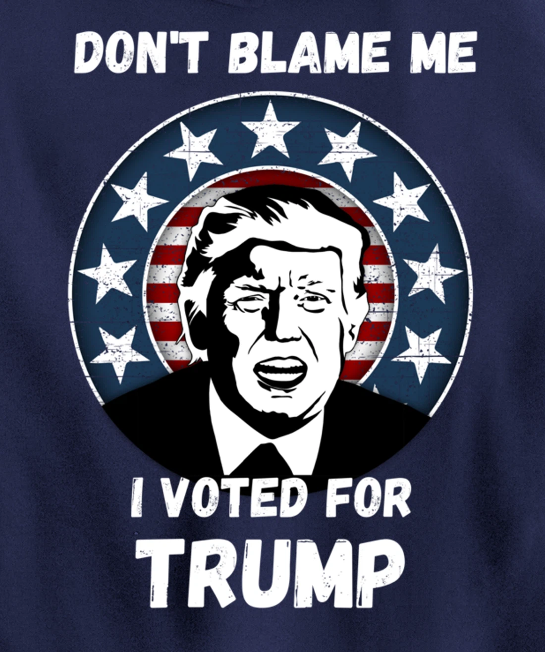 Don’t Blame Me I Voted Trump, Patriotic Pro Donald Trump Pullover Hoodie