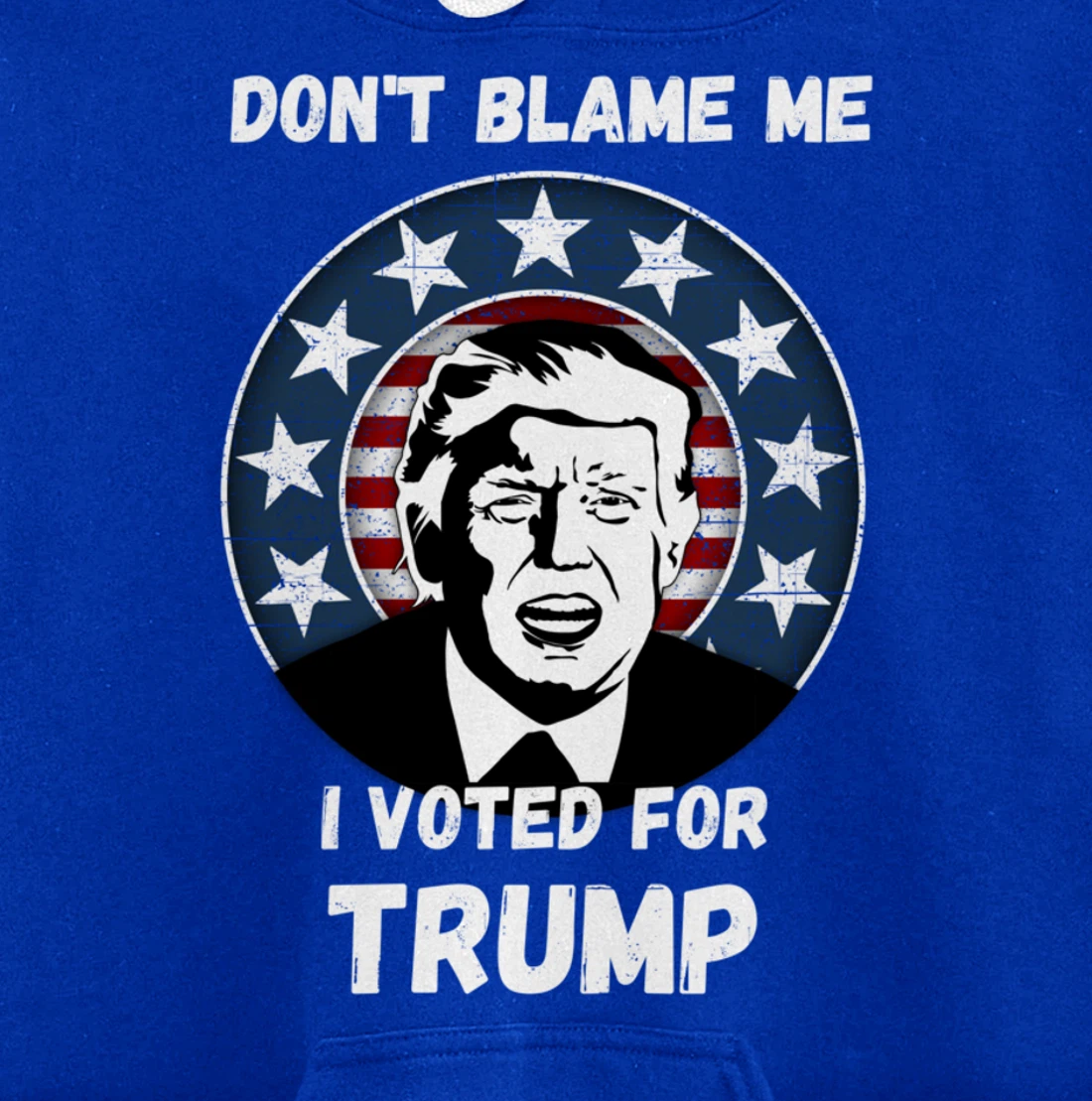 Don’t Blame Me I Voted Trump, Patriotic Pro Donald Trump Pullover Hoodie
