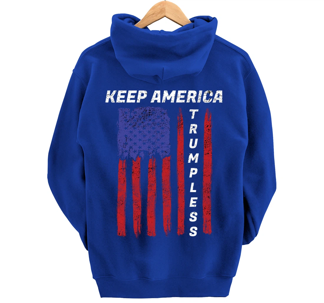 Keep America Trumpless - Funny Anti Trump Mens & Womens Pullover Hoodie