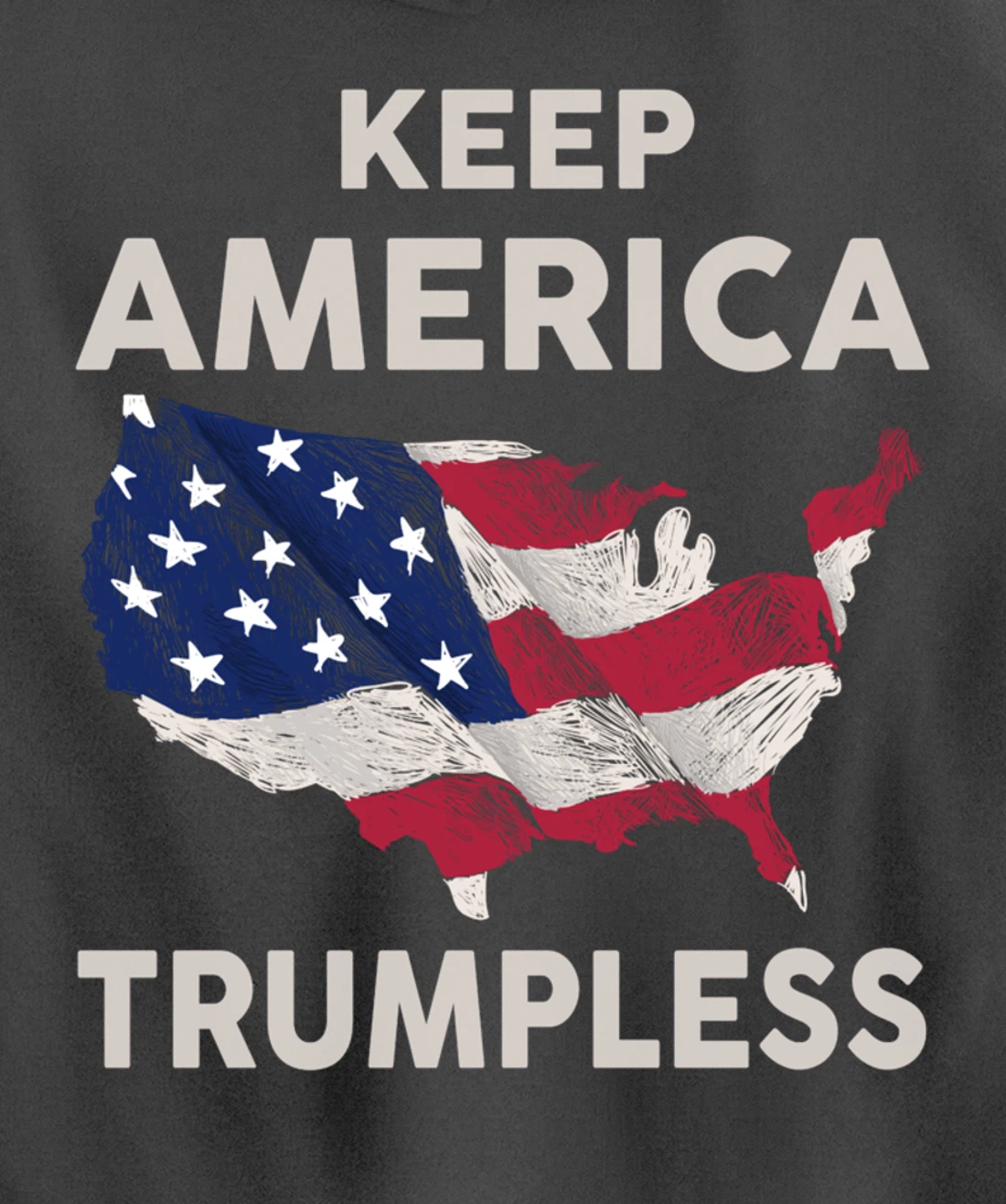 KEEP AMERICA TRUMPLESS Pullover Hoodie