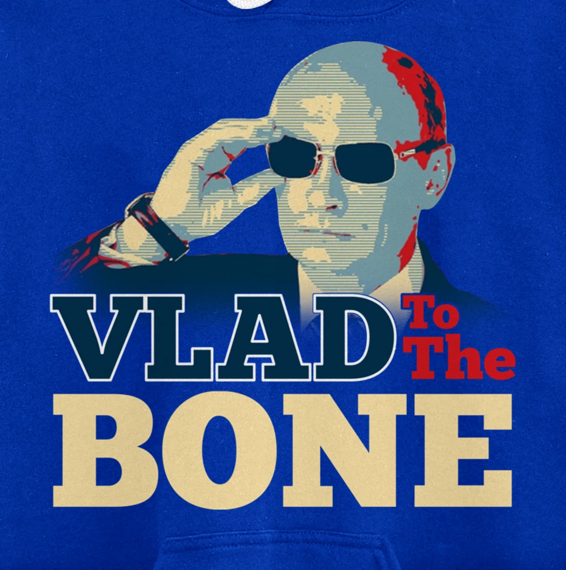 Vlad To The Bone Funny Putin Politic Russian Trump Pullover Hoodie