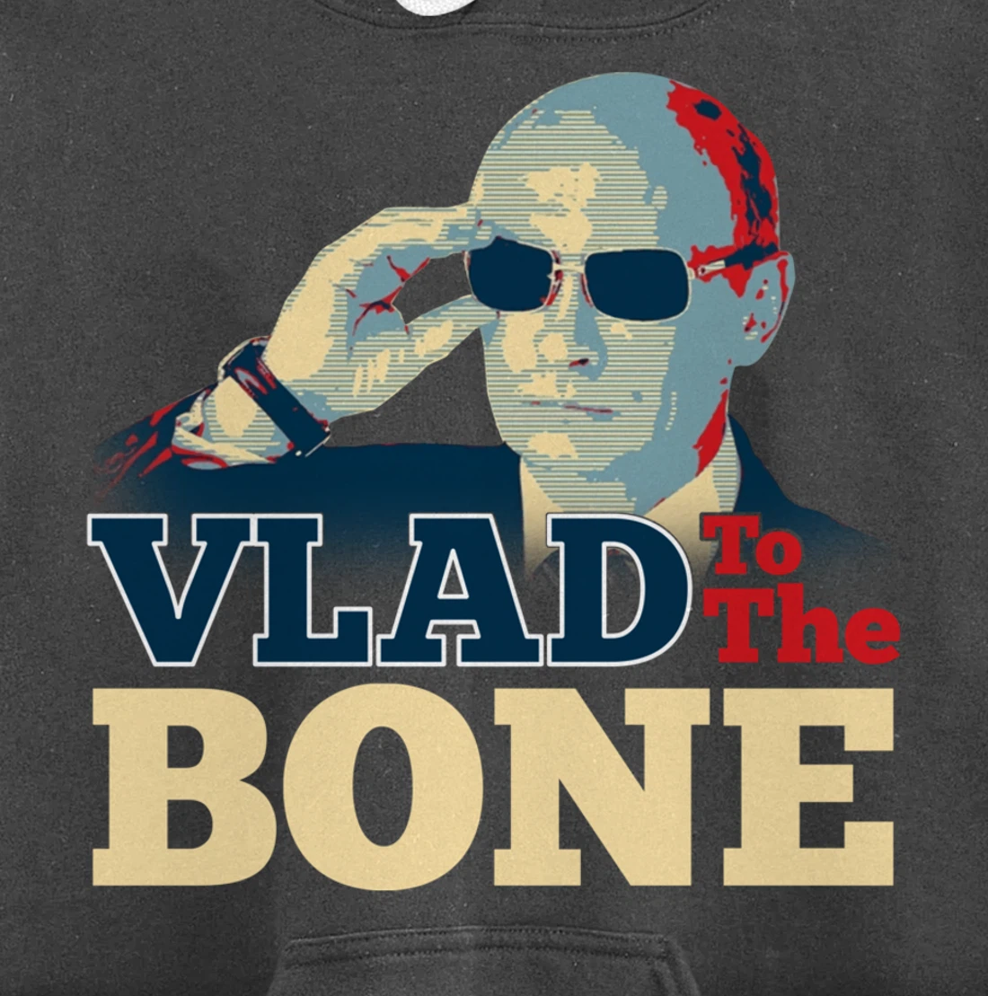 Vlad To The Bone Funny Putin Politic Russian Trump Pullover Hoodie