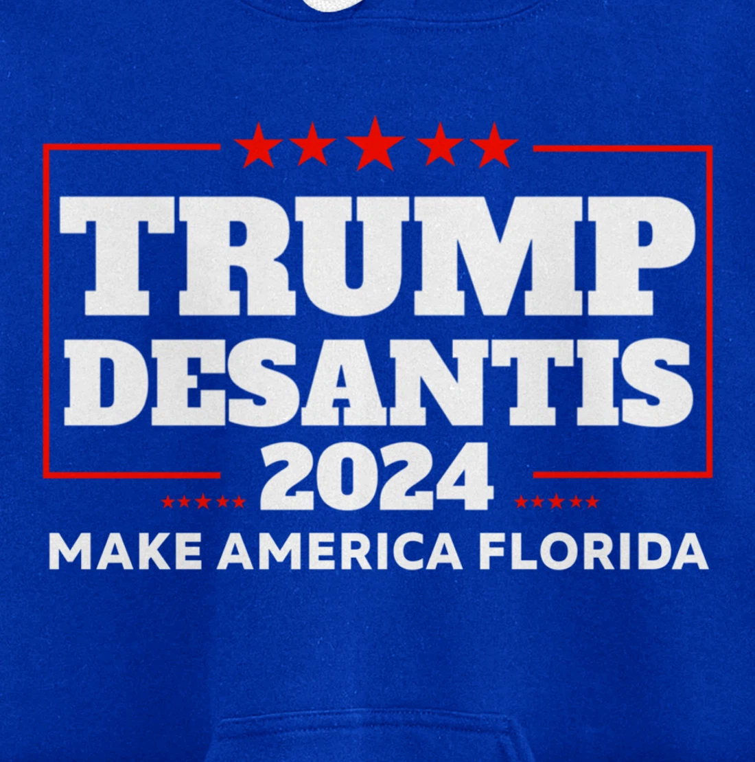 Trump DeSantis 2024 Make America Florida Republican Election Pullover Hoodie