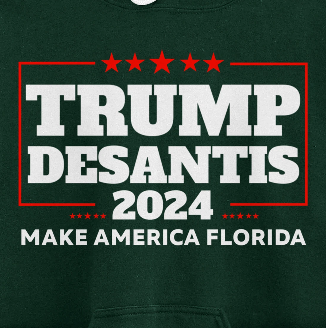 Trump DeSantis 2024 Make America Florida Republican Election Pullover Hoodie