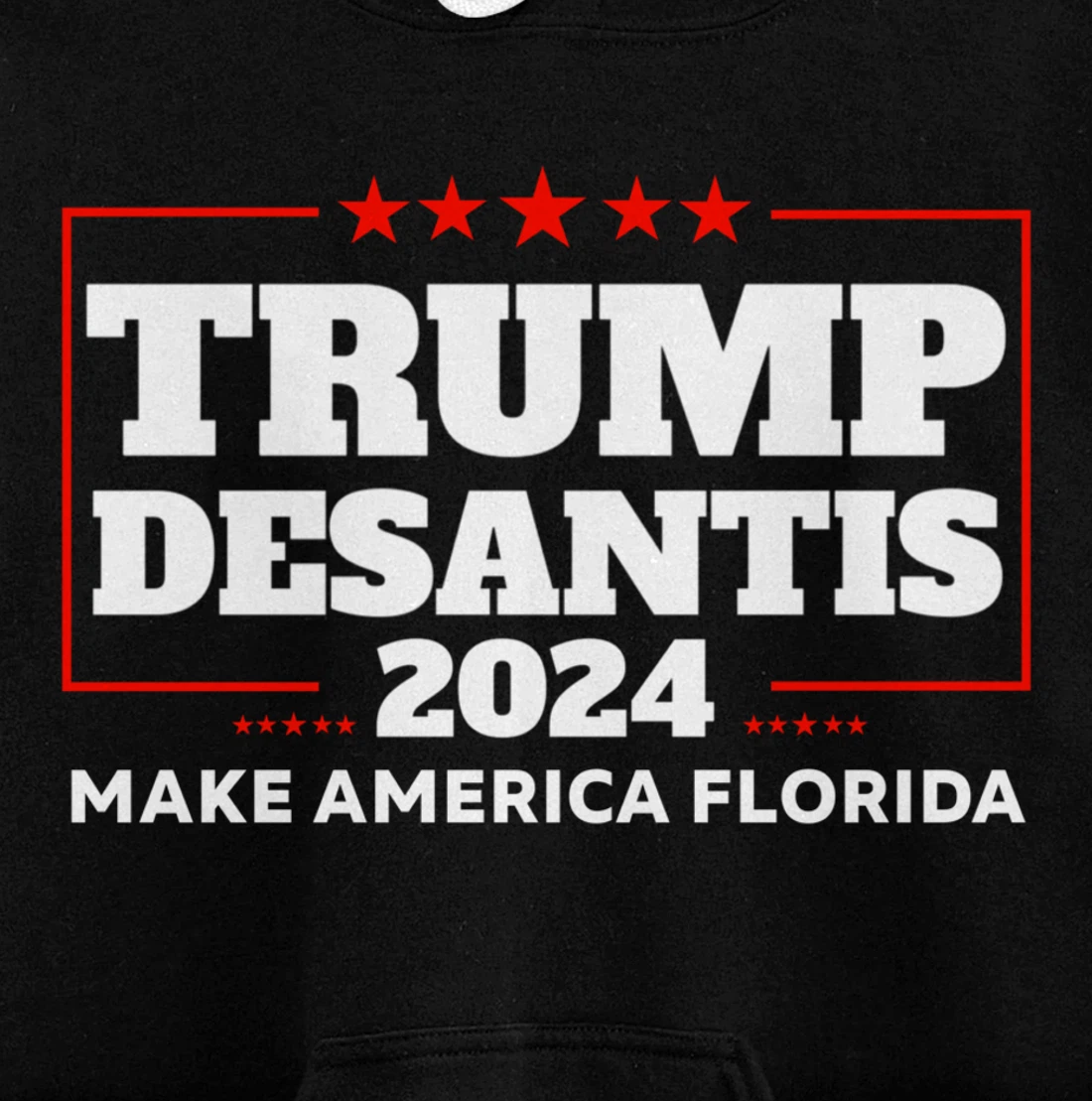 Trump DeSantis 2024 Make America Florida Republican Election Pullover Hoodie