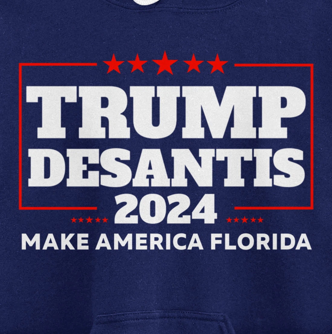 Trump DeSantis 2024 Make America Florida Republican Election Pullover Hoodie