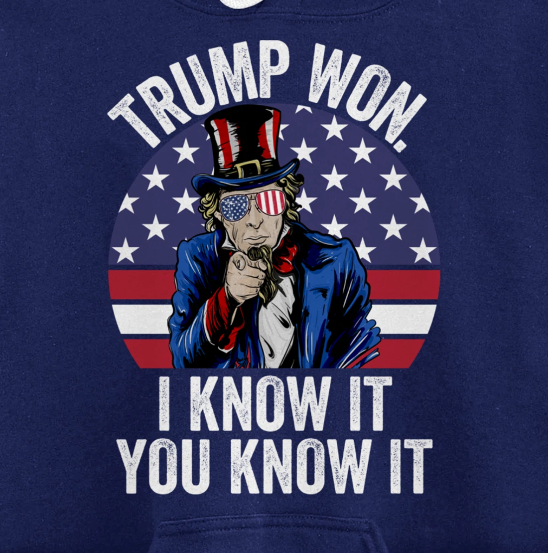 Trump Won Save America Again 2024 President Election Pullover Hoodie