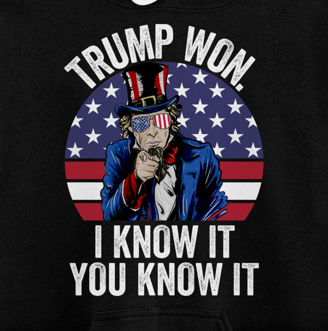 Trump Won Save America Again 2024 President Election Pullover Hoodie