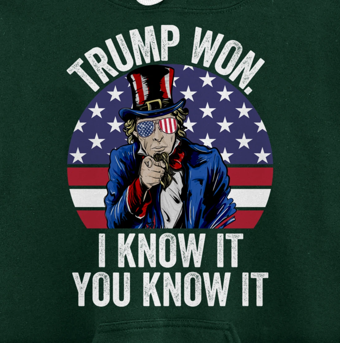 Trump Won Save America Again 2024 President Election Pullover Hoodie