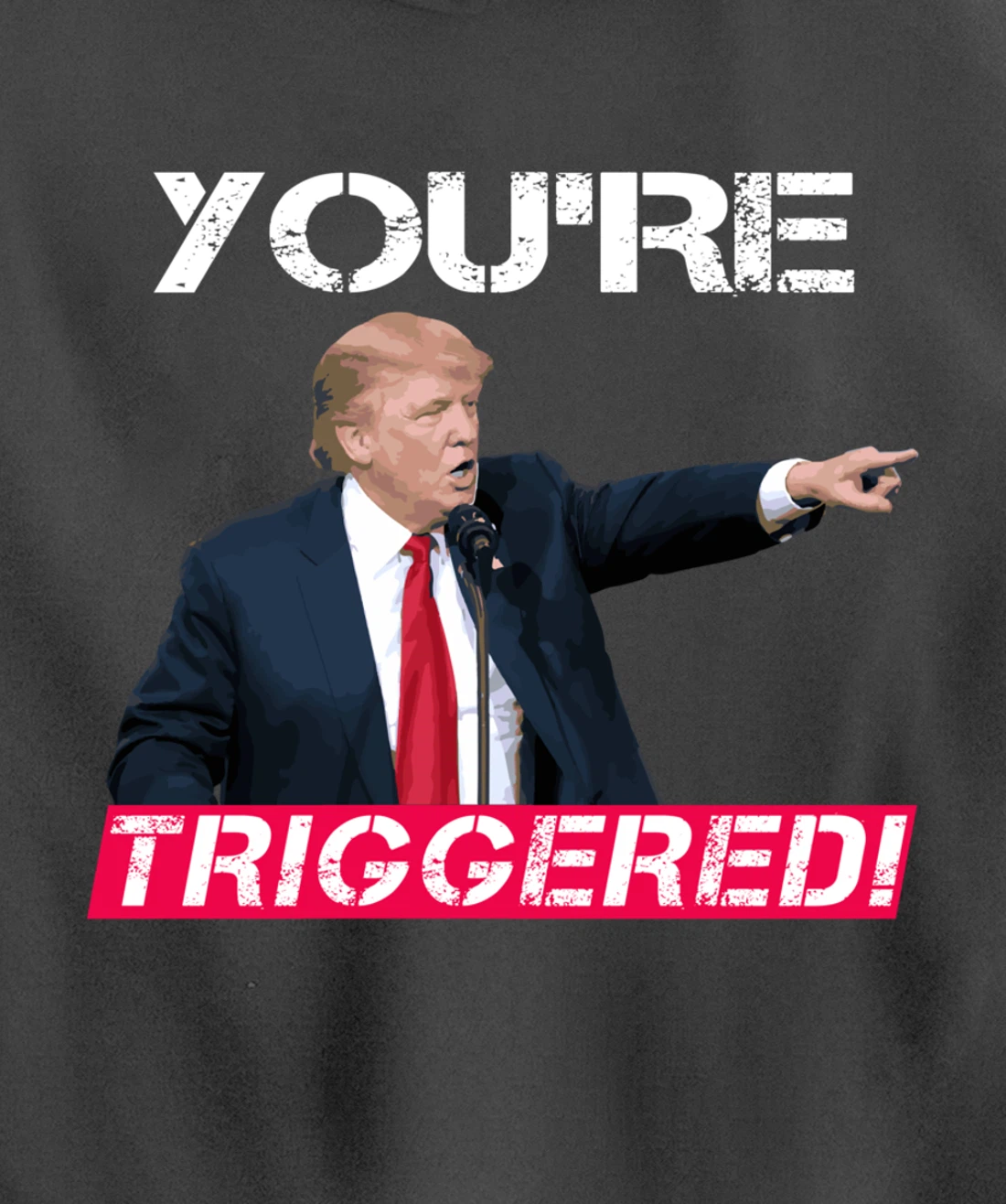 You're Triggered! Donald Trump Meme Safe Space Political SJW Pullover Hoodie