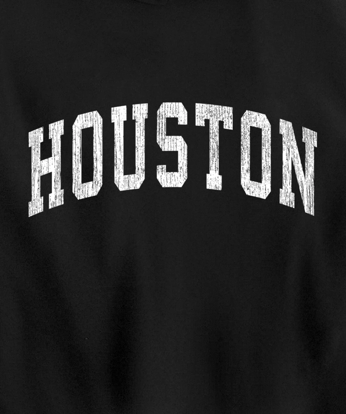 Houston Texas TX Vintage Athletic Sports Design Pullover Hoodie