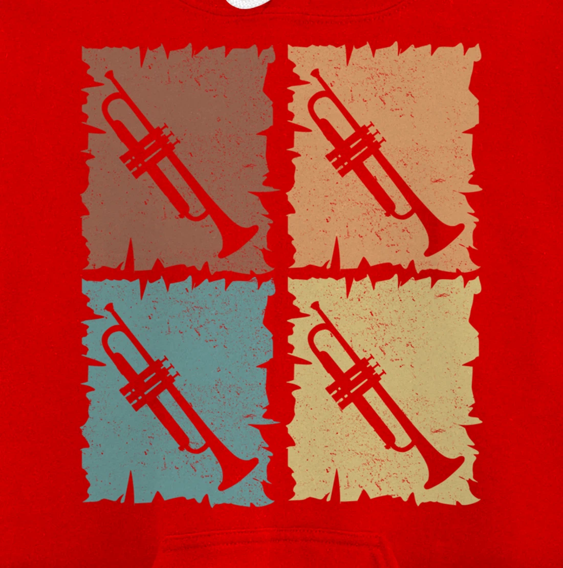 Trumpets graphic trumpeter design brass music Pullover Hoodie