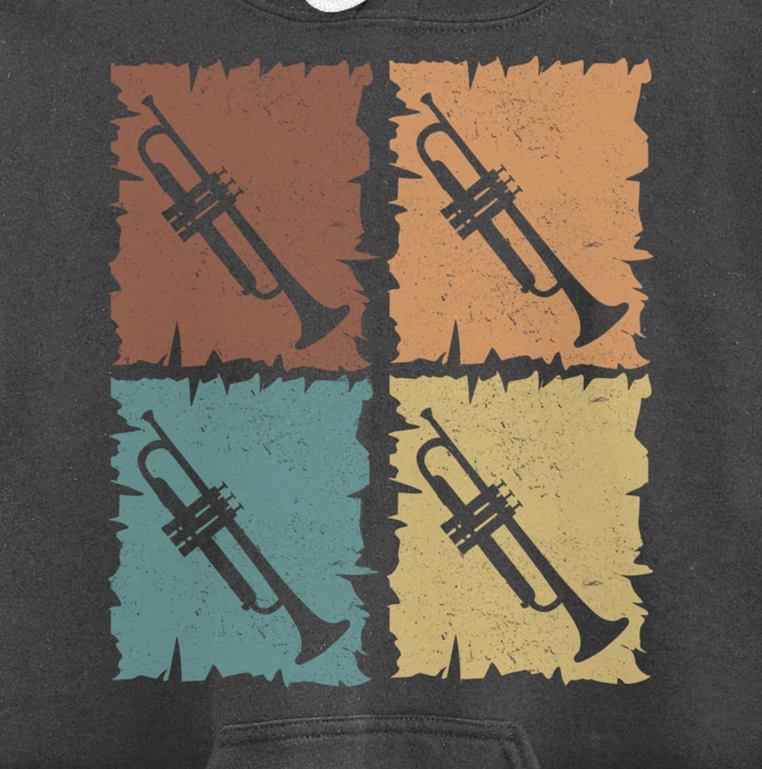 Trumpets graphic trumpeter design brass music Pullover Hoodie