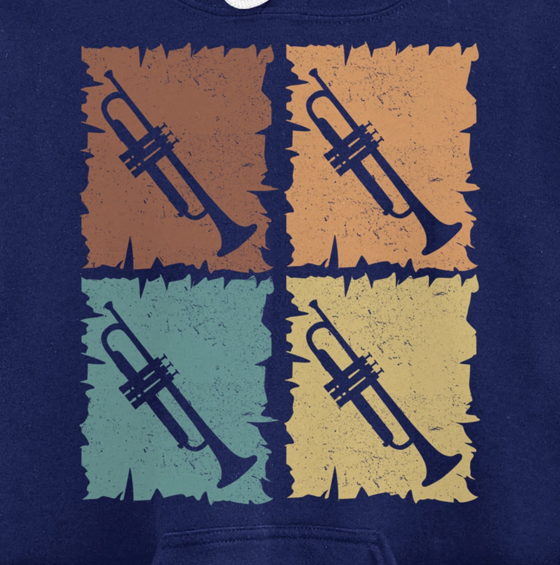 Trumpets graphic trumpeter design brass music Pullover Hoodie