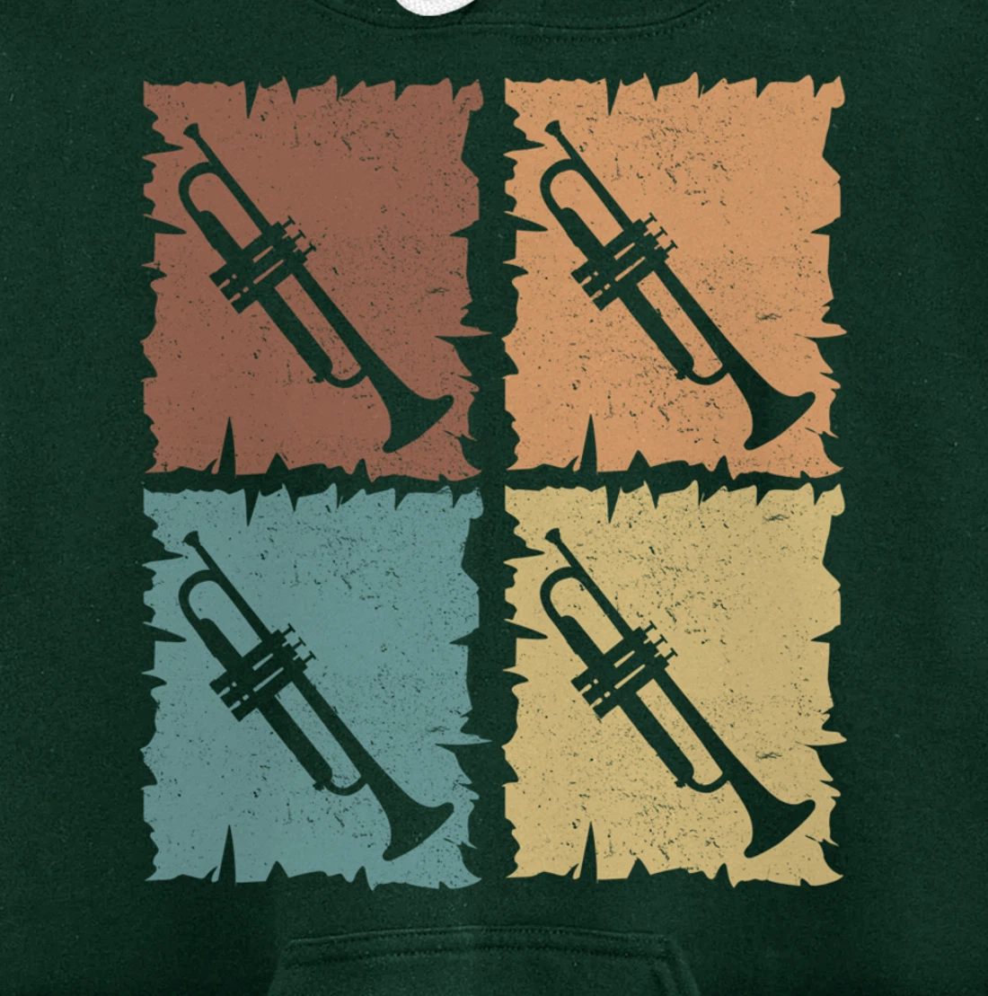 Trumpets graphic trumpeter design brass music Pullover Hoodie