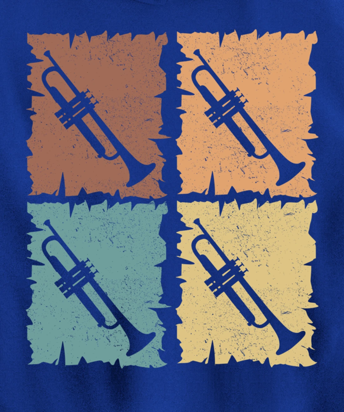 Trumpets graphic trumpeter design brass music Pullover Hoodie