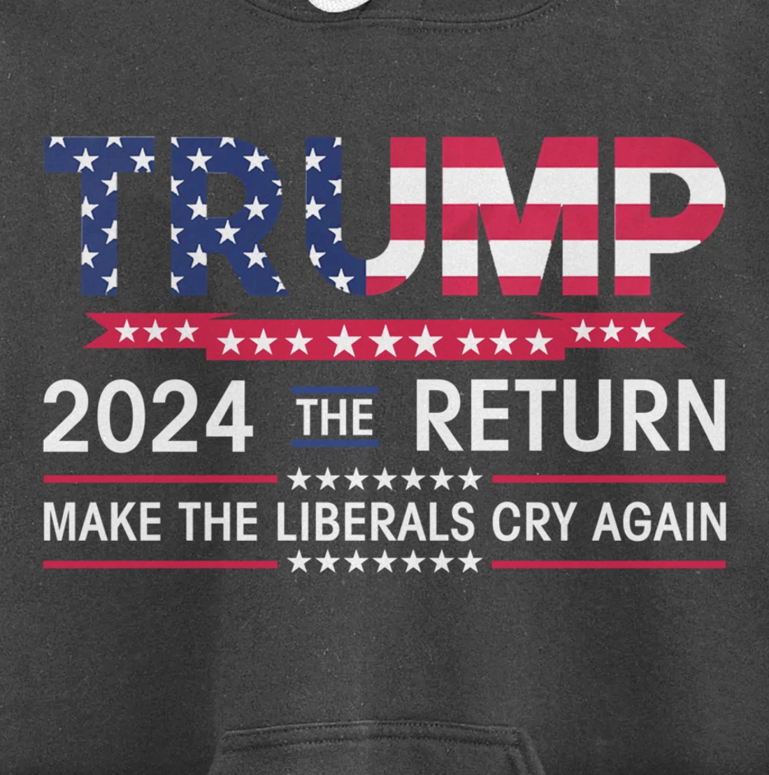 Funny Trump 2024 The Return Make Liberals Cry Again Election Pullover Hoodie