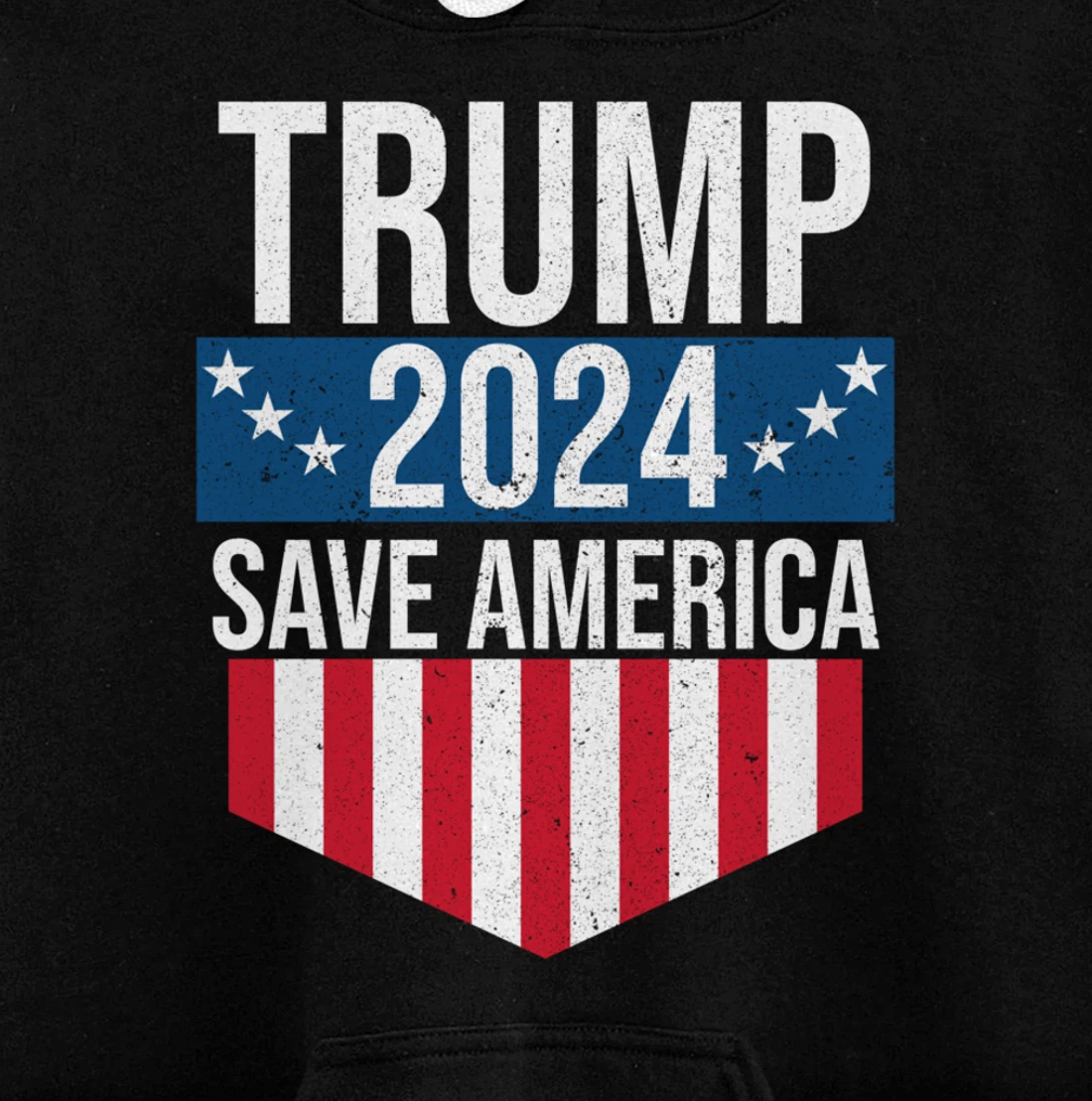 Trump 2024 Save America Donald Trump Supporters Pullover Hoodie