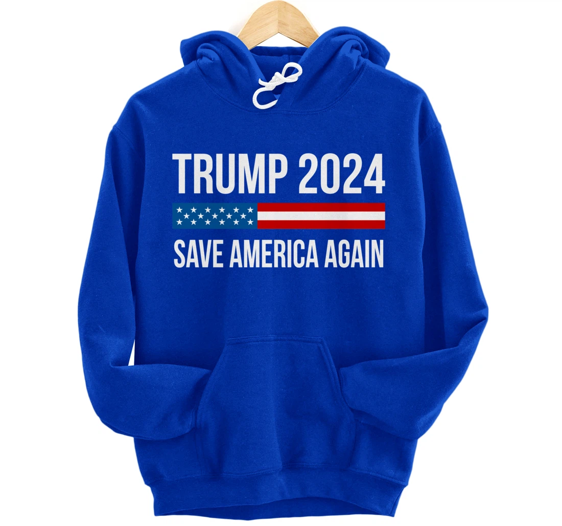Trump 2024 - Save America Again - Pullover Hoodie