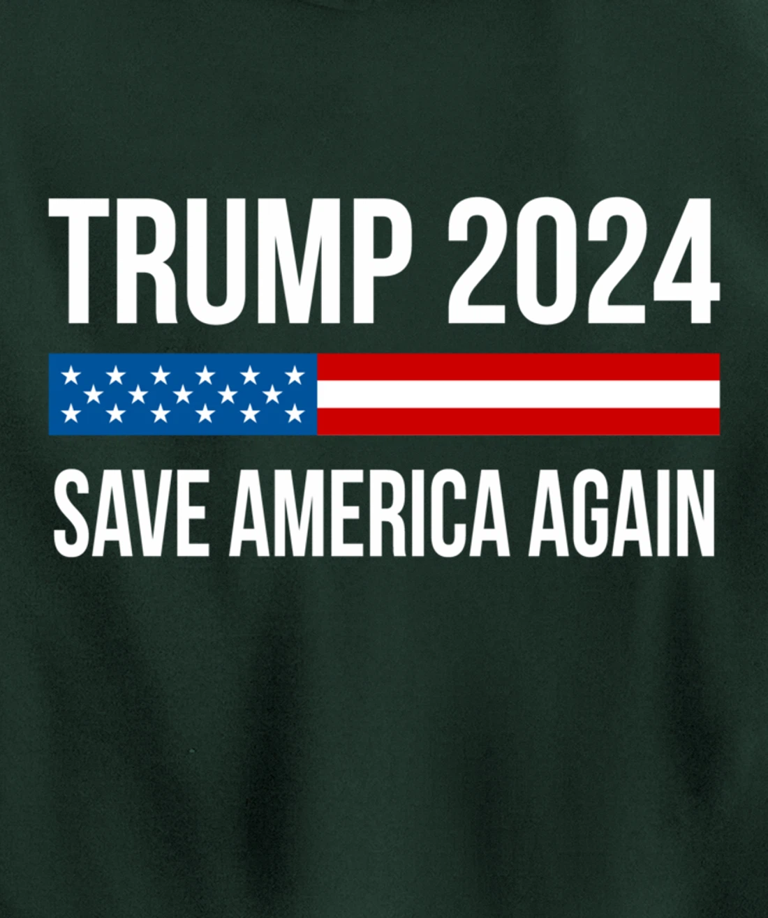 Trump 2024 - Save America Again - Pullover Hoodie