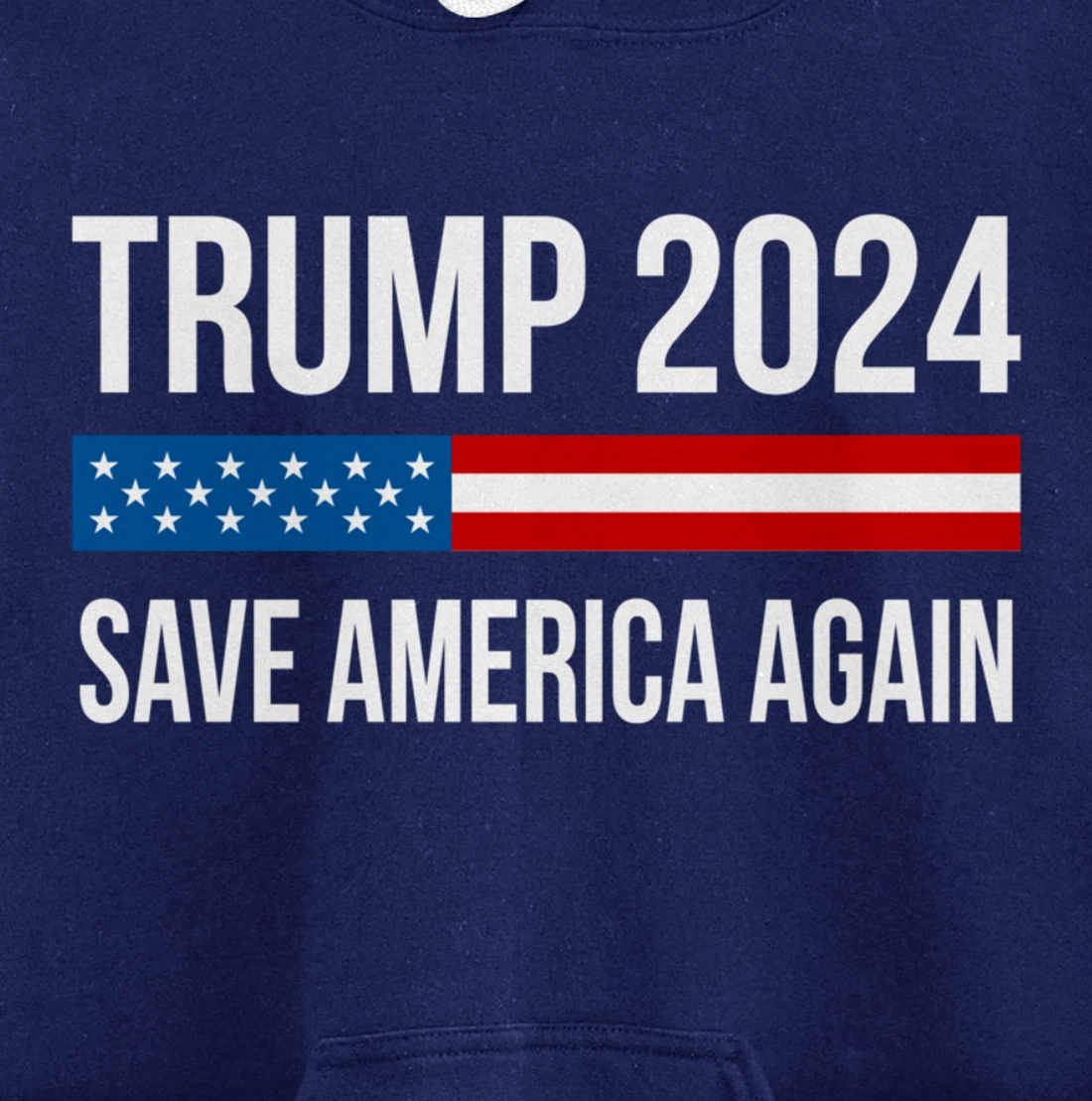 Trump 2024 - Save America Again - Pullover Hoodie