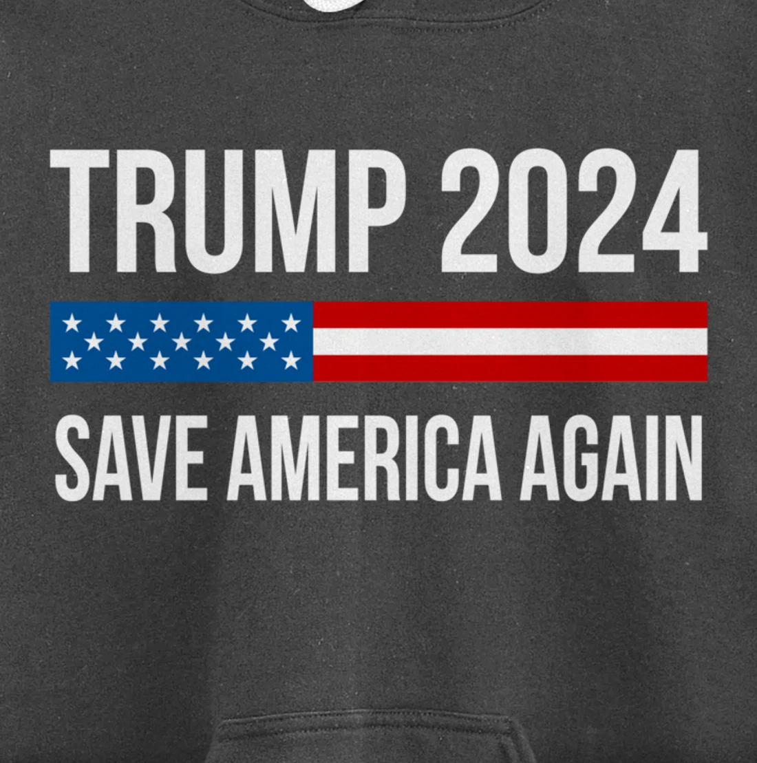 Trump 2024 - Save America Again - Pullover Hoodie