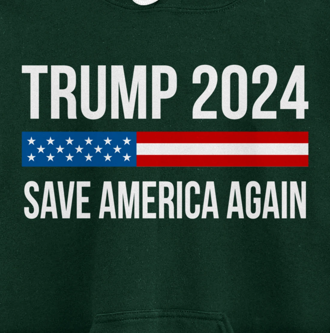 Trump 2024 - Save America Again - Pullover Hoodie