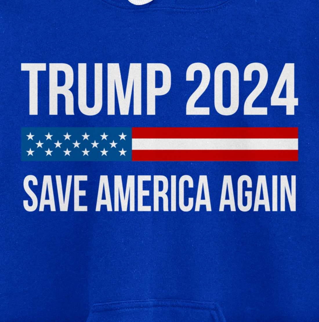 Trump 2024 - Save America Again - Pullover Hoodie