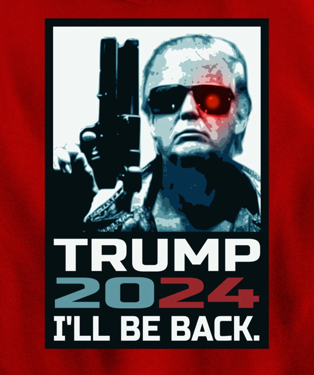 Trump 2024 | I'll Be Back | Elect Donald Trump 2024 Election Pullover Hoodie