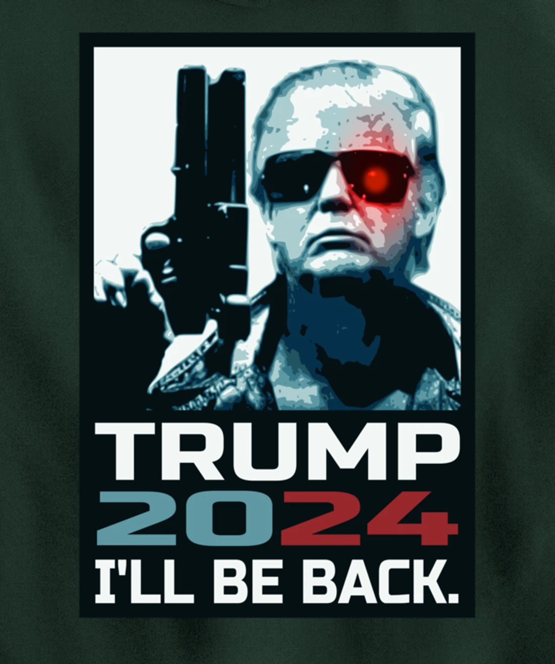 Trump 2024 | I'll Be Back | Elect Donald Trump 2024 Election Pullover Hoodie