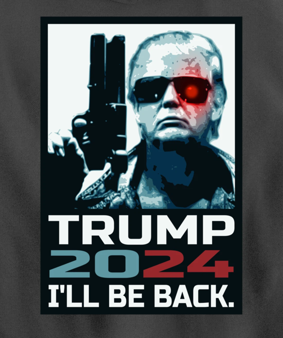 Trump 2024 | I'll Be Back | Elect Donald Trump 2024 Election Pullover Hoodie
